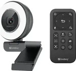 Sandberg 134-39 Streamer Webcam Pro Elite 2560x1440 2K Full HD - Schwarz