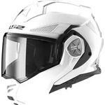 LS2 FF901 Advant X Solid Klapphelm, wei&szlig;, L (59/60) - Wei&szlig;
