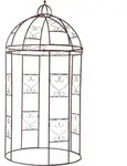 Deko-Pavillon &Auml;TNA - Schwarz/Braun