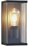 Lindby Au&szlig;enwandleuchte Susanne, 25 cm, anthrazit, Glas, Alu - Schwarz