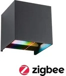 Paulmann LED Wandleuchte Cybo - Grau/Schwarz