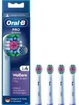 Oral-B Aufsteckb&uuml;rsten Pro 3D White 4er - Wei&szlig;