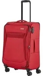Travelite Chios Reisekoffer M Trolley Koffer 67cm 4 Rad / Rollen Dehnfalte TSA - Rot