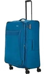 Travelite Chios Reisekoffer L Trolley Koffer 78cm 4 Rad / Rollen Dehnfalte TSA petrol