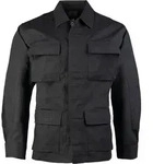 US BDU Feldjacke Ripstop schwarz, L - Schwarz - L