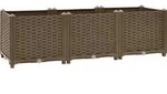 vidaXL Hochbeet 120 x 40 x 38 cm Polypropylen - Braun