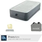 Intex Luftmatratze PremAire I Twin 1 Person 99x46 cm Integrierte Pumpe - Grau