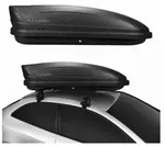 Menabo Dachbox Dachkoffer Gep&auml;ckbox Dachgep&auml;cktr&auml;ger Autobox Schwarz Matt...