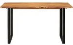 vidaXL Esstisch 140&times;70&times;76 cm Akazie-Massivholz - Braun