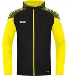 JAKO Kinder Kapuzenjacke Performance, Farbe:schwarz/soft yellow, Gr&ouml;&szlig;e:128 - Gelb -