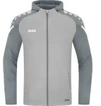Jako Performance Kapuzenjacke Kinder - Soft Grey / Steingrau - Grau - 128