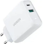 UGREEN 36W Dual Port Charger EU USB-A/USB-C - Wei&szlig;