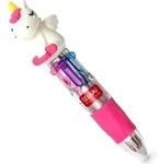 LEGAMI Mini Kugelschreiber mit 4 Farben Mini Magic Rainbow UNICORN -
