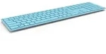 Hama E9800M, Volle Gr&ouml;&szlig;e (100%), Kabellos, Bluetooth, Scherenschalter, QWERTZ, Blau
