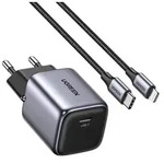 UGREEN Nexode Mini 20W PD GaN Tech Charger black - Schwarz/Grau