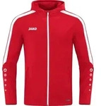 JAKO Damen Kapuzenjacke Power, Farbe:rot, Gr&ouml;&szlig;e:34 - Rot - 34