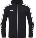 JAKO Unisex Kapuzenjacke Power, Farbe:schwarz, Gr&ouml;&szlig;e:S - Schwarz - S