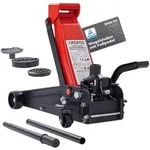 AREBOS Hydraulischer Rangierwagenheber 3 t | 130&ndash;508 mm, 360&deg; Rollen