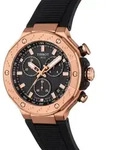 Tissot Herrenuhr T-Race Chronograph Schwarz Ros&eacute;gold Silikon T141.417.37.051.00