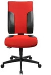 Topstar B&uuml;rostuhl Two 20, TF200 S101 Stoff rot, Gestell schwarz - Rot