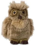 WWF - Pl&uuml;schtier - Uhu (25cm) lebensecht Kuscheltier Stofftier Pl&uuml;schfigur - Braun