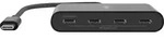 Belkin CONNECT USB-C auf 4-Port USB-C Hub AVC018btBK - Schwarz