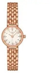 Tissot Damen Armbanduhr Lovely Ros&eacute;goldfarbenes Edelstahlgeh&auml;use 19 mm Quarz