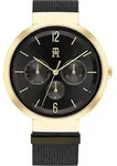Tommy Hilfiger Damenuhr Quarz 1782540 - Gold/Schwarz