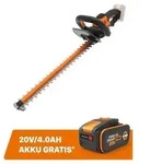 Worx WG264E.9 Akku Heckenschere 20 V 56 cm Solo - ohne Akku, ohne Ladeger&auml;t