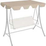 vidaXL Ersatzdach f&uuml;r Hollywoodschaukel Beige 188/168x145/110 cm - Beige