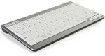 BakkerElkhuizen Tastatur Ultraboard 950 Compact Wirel. US - Hellgrau/Wei&szlig;