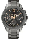 Tommy Hilfiger Herren Zweischichtige Uhr, Grau - Grau