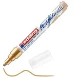Edding 5100 Acrylmarker Medium, Gold, Gold, Medium, 2 mm, 3 mm, Tinte auf Wasserbasis