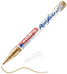 Edding 5300 Acrylmarker Fein, Gold, Fein, 1 mm, 2 mm, Tinte auf Wasserbasis,...
