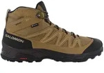 Salomon X Ward Leather Mid GTX - GORE-TEX - Herren Wanderschuhe Braun 471818 ,