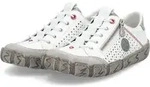 Rieker Damen Echtleder Slipper reinwei&szlig;, Damen:39 EU - Wei&szlig; - 39