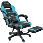 tectake&reg; Racing B&uuml;rostuhl Comodo ergonomische Form, mit Fu&szlig;st&uuml;tze und