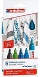 Edding 4500, 5 St&uuml;ck(e), Mehrfarbig, Rundspitze, Mehrfarbig, Rund, Multi