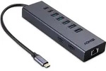 LINDY DST-Mini Duo, USB C Laptop Mini Dock 2x 4K HDMI - Grau