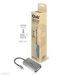 Club3D Adapter USB 3.2 Typ C > DVI-D HDCP Off aktiv St/Bu - Grau