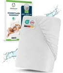 Sensalou Inkontinenz Spannbettlaken wasserdicht Spannbetttuch wei&szlig; - 180x200...