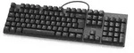 Hama Mechanische Office-Tastatur MKC-650, extralanges Kabel, Schwarz/Anthrazit