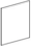 Lichtspiegel OPTION PLUS SQUARE Bel dir u ind Alu eloxiert 600x700x35mm