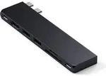 Satechi USB-C Pro Hub Slim Adapter Mitternacht USB-C - Schwarz