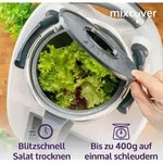 mixcover Salatschleuder kompatibel mit Thermomix TM7 TM6 TM5 waschen, trocknen...