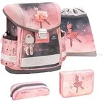 Belmil Schulranzen Set M&auml;dchen "Ballerina Black Pink" 1.Klasse Einschulung