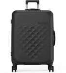 Rollink Vega 360 faltbarer 4-Rollen Trolley M 65 cm - Schwarz
