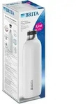 Brita sodaTRIO Edelstahlflasche wei&szlig; gro&szlig; - Silber/Wei&szlig;