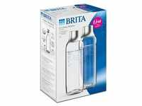 Brita Glas-Flasche 1L für sodaTrio Wasserprudler 2er - Ersatzflaschen (1er Pack)