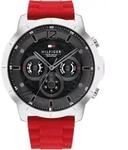 Uhren Tommy Hilfiger 1710490 - Silber/Schwarz/Rot